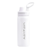 Powder Coated Water Bottle - White Spout